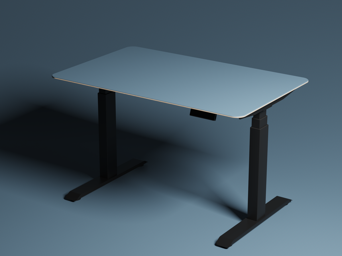 Smokey Blue | Linoleum | Zit-sta bureau