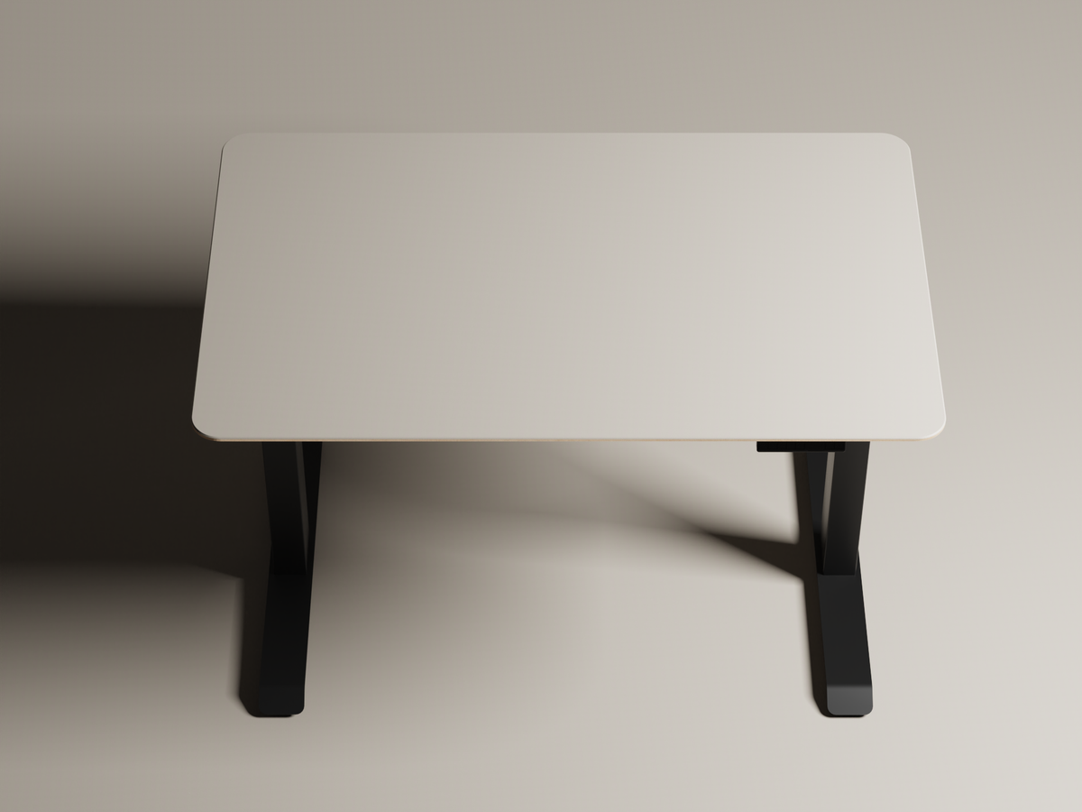 Taupe | Linoleum | Zit-sta bureau