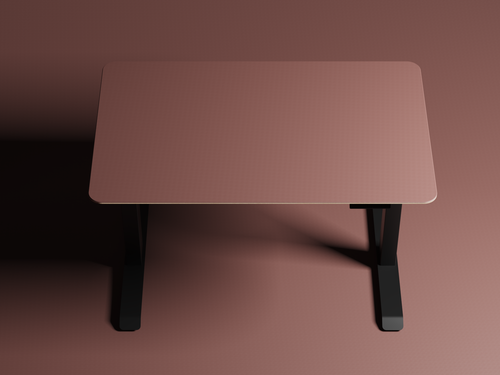 Burgundy | Linoleum | Zit-sta bureau