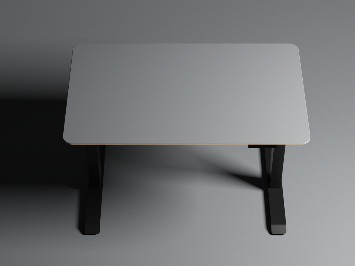 Pewter | Linoleum | Zit-sta bureau