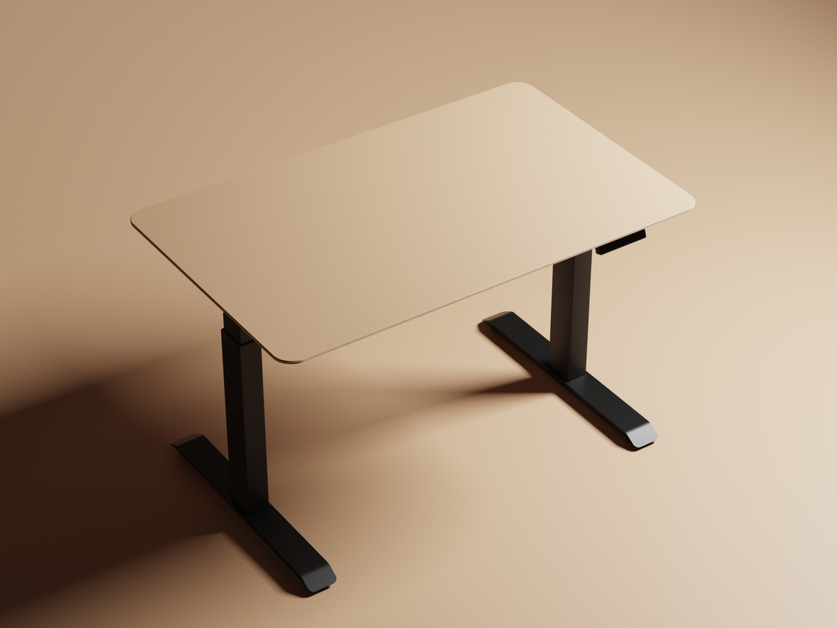 Walnut | Linoleum | Zit-sta bureau
