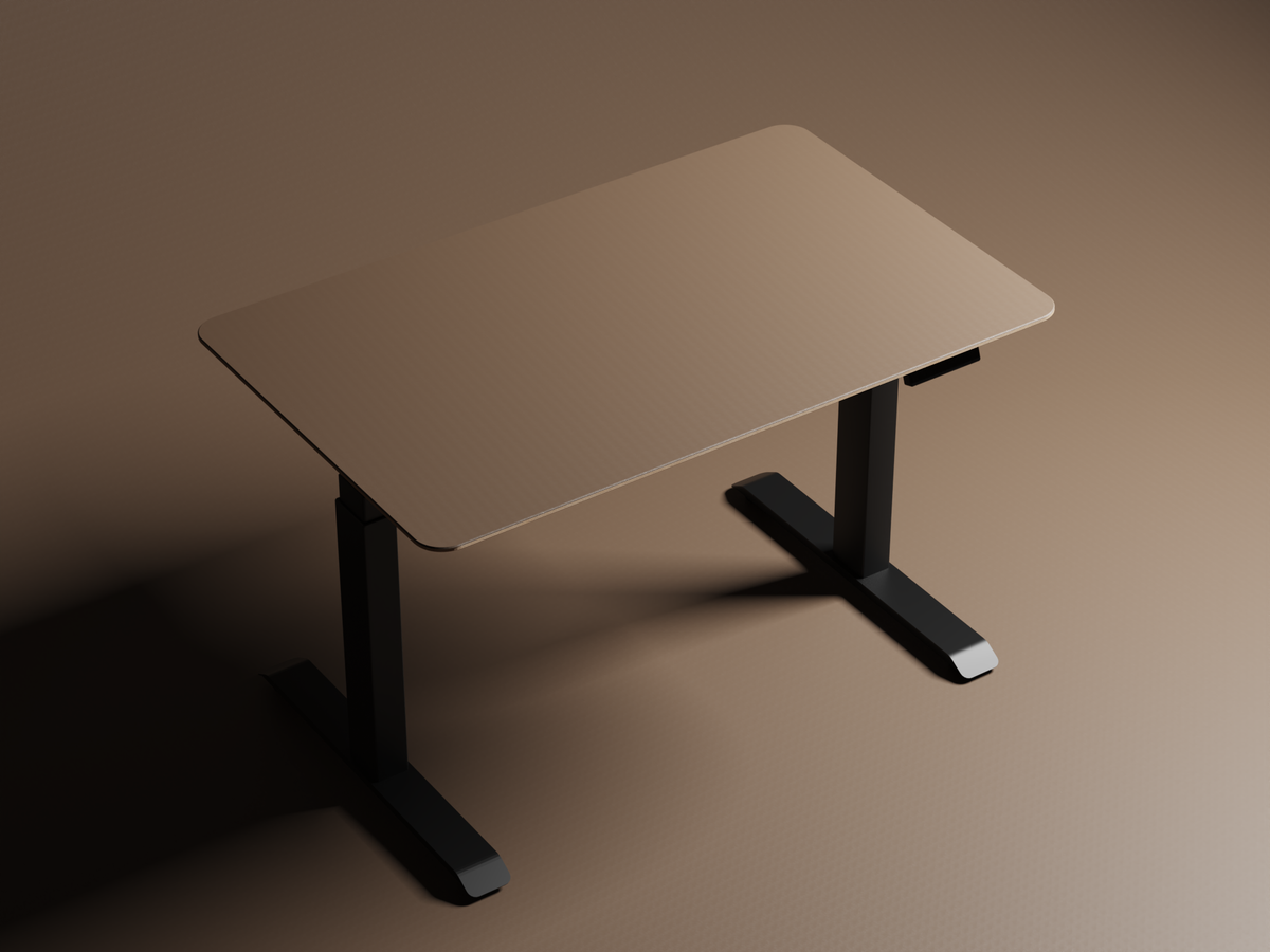 Espresso | Linoleum | Zit-sta bureau