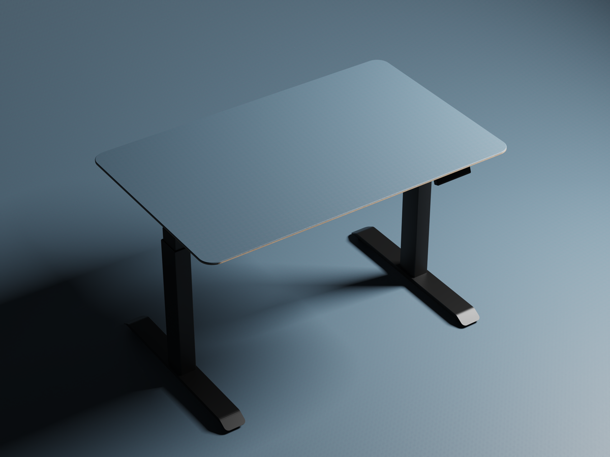 Smokey Blue | Linoleum | Zit-sta bureau